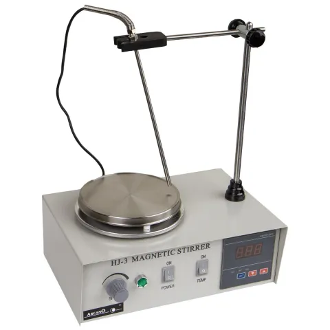 Agitator magnetic cu incalzire HJ-3, 40W - Mixer lichide pentru laborator