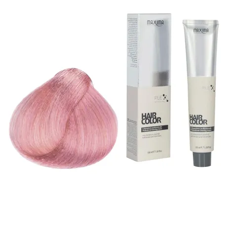 Vopsea profesionala de par Maxima, 8 Roz arctic metalic, 100 ml