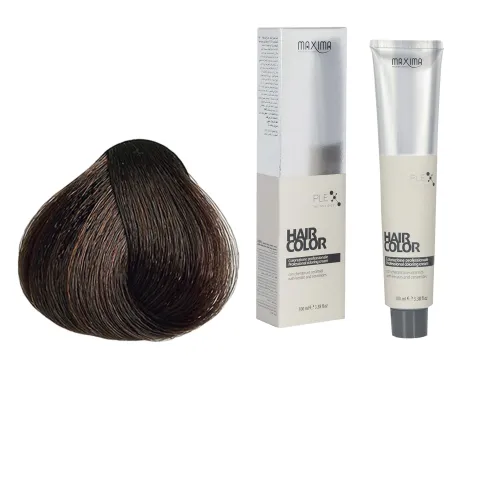 Vopsea profesionala de par Maxima, 4.4 Saten cupru, 100 ml