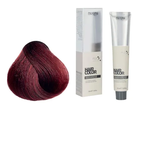 Vopsea profesionala de par, 5.56 Roscat mahon, MAXIMA, 100ml