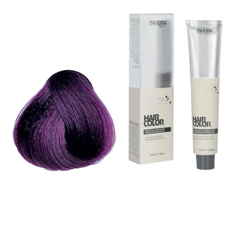 Vopsea profesionala de par, 7.22 Blond violet intens, MAXIMA, 100ml