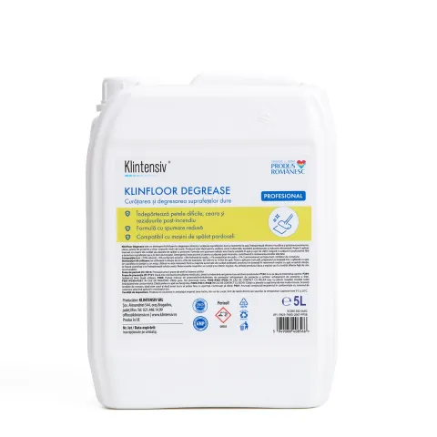 Klintensiv KLINFLOOR DEGREASE - Degresant profesional pardoseli concentrat